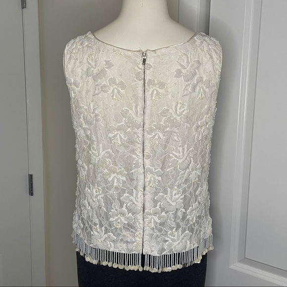 Vintage beaded / sequin top Hong Kong - Picture 2 of 7